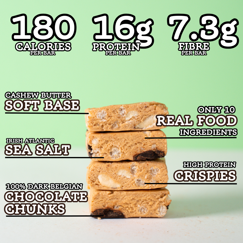 Cashew Cookie Dough Protein Bars