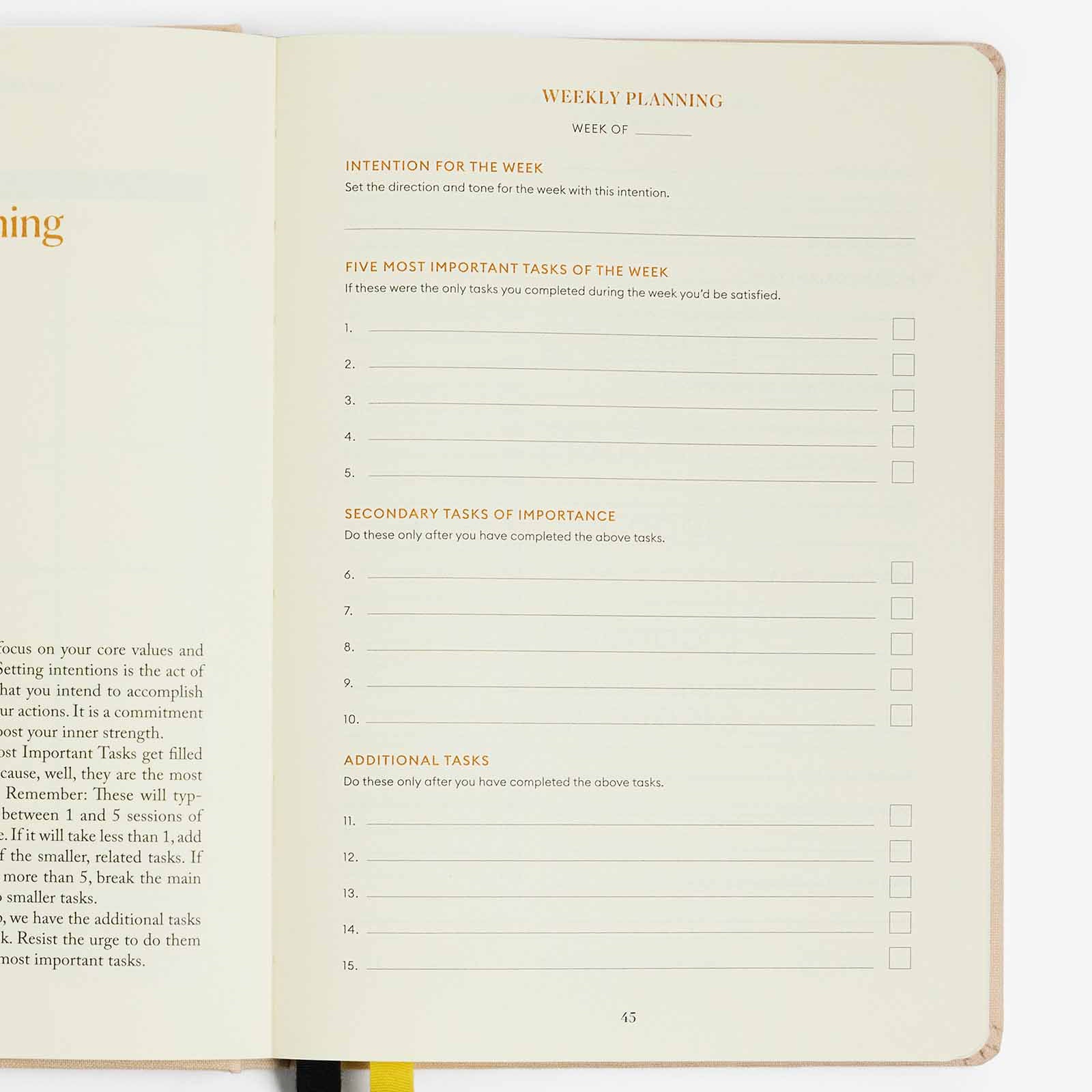 Productivity Planner - Beige