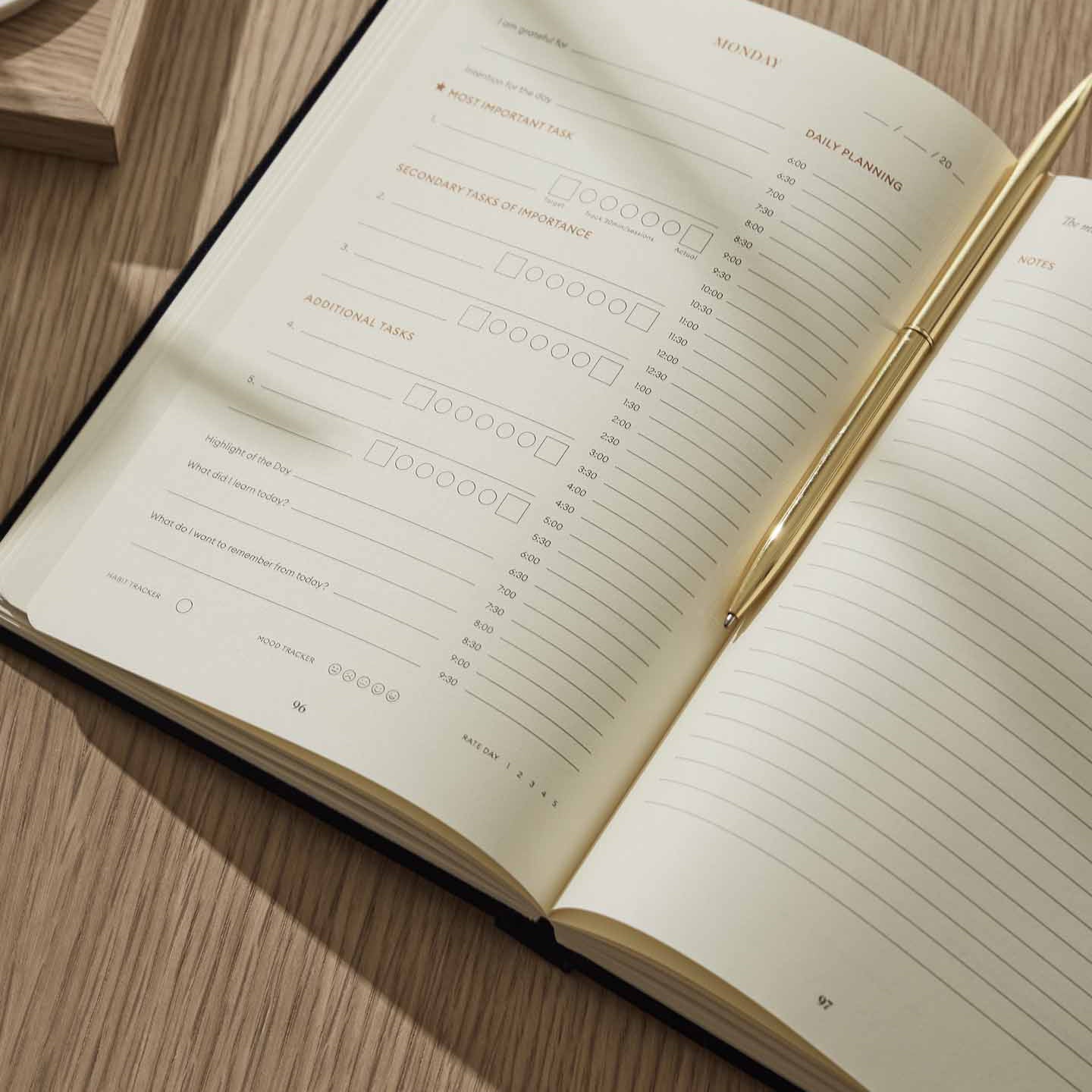 Productivity Planner - Black