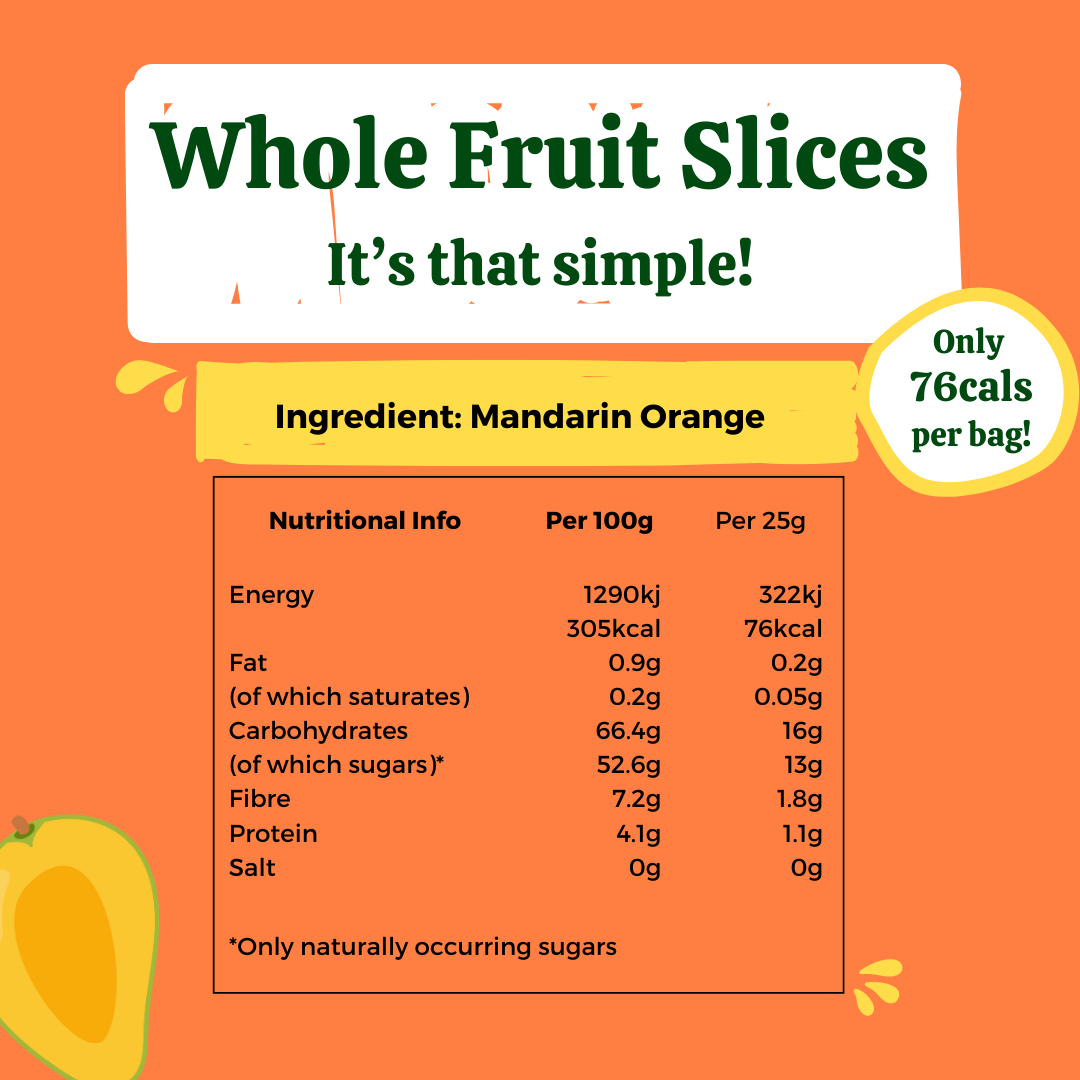 Soft Dried Mandarin Segments