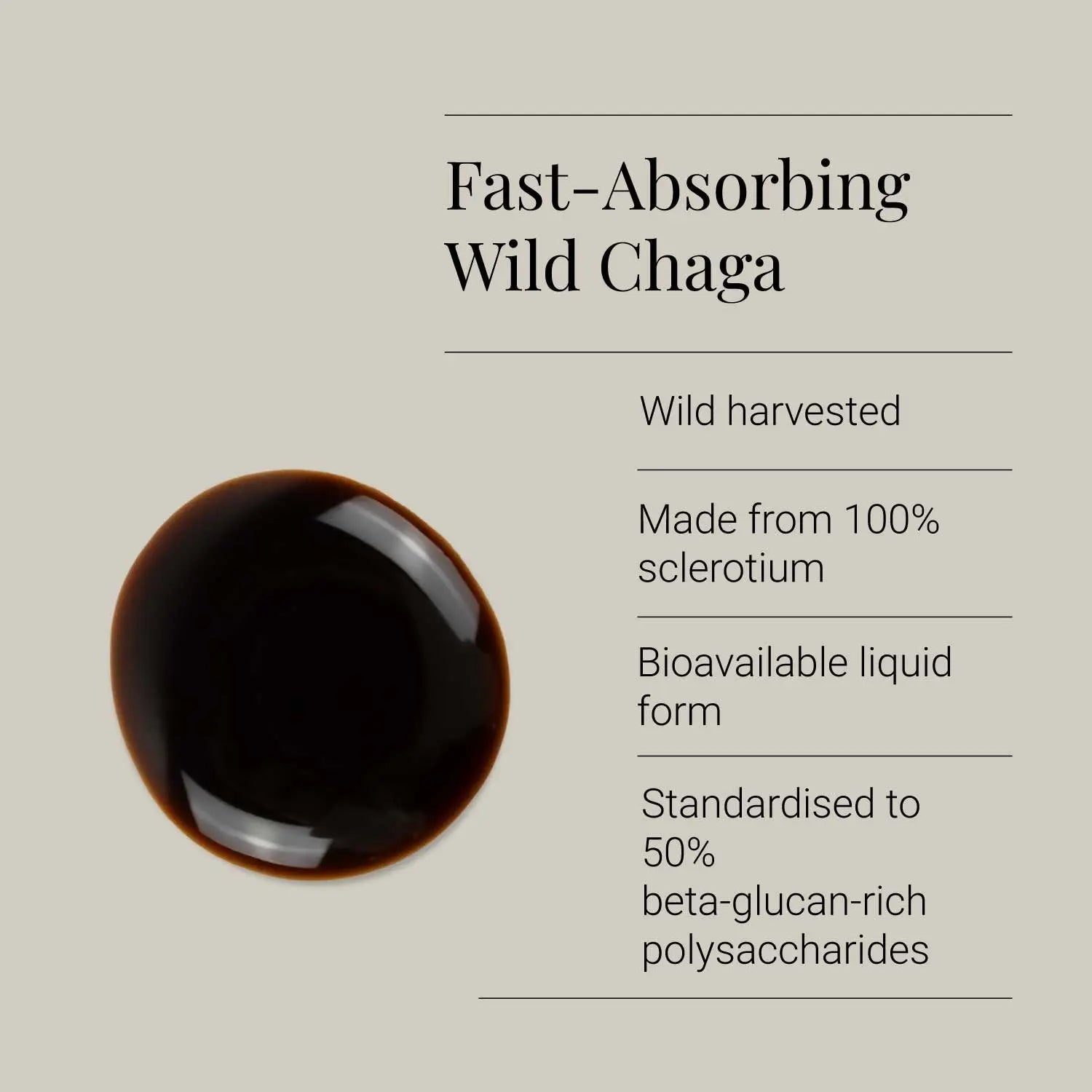 Organic Chaga Extract Tincture
