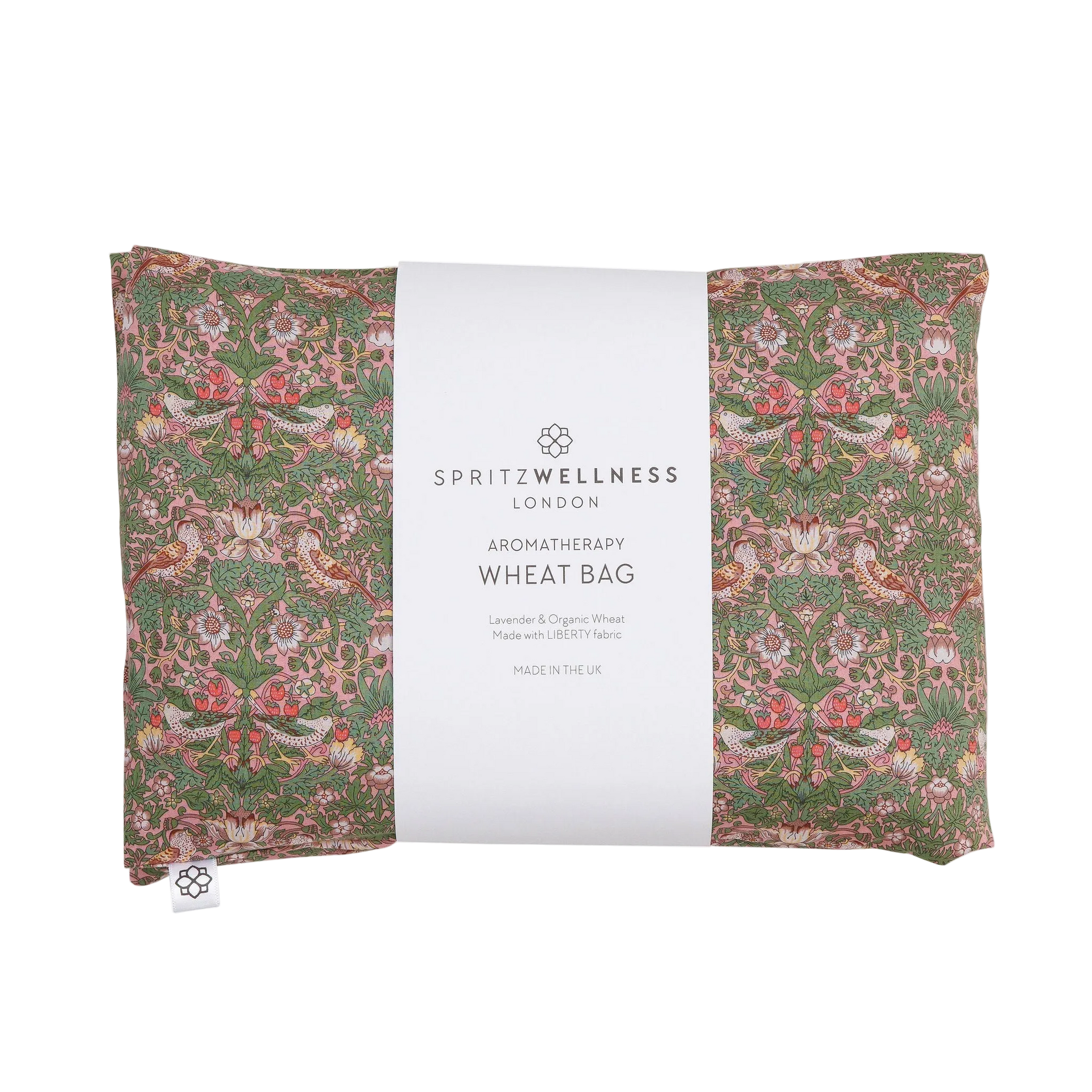 Aromatherapy Lavender Wheat Bag - Strawberry Thief Pink