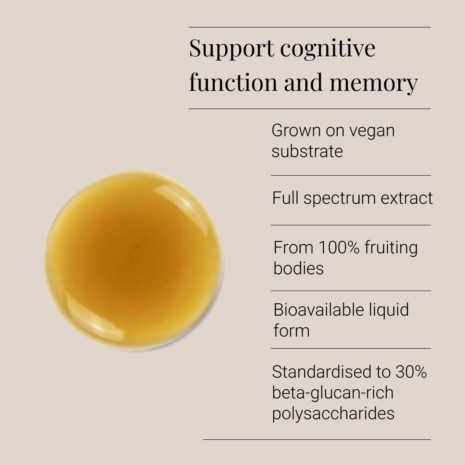 Organic Lion's Mane Extract Tincture