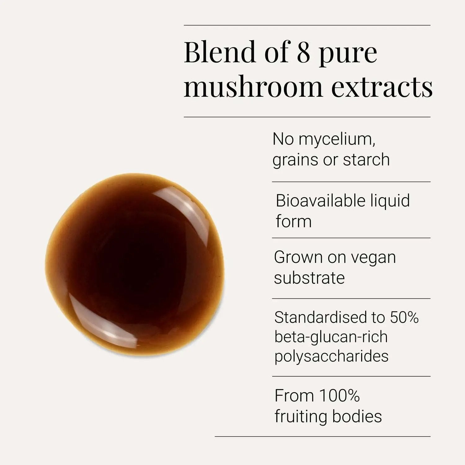 Organic Multi-Mushroom Extract Tincture