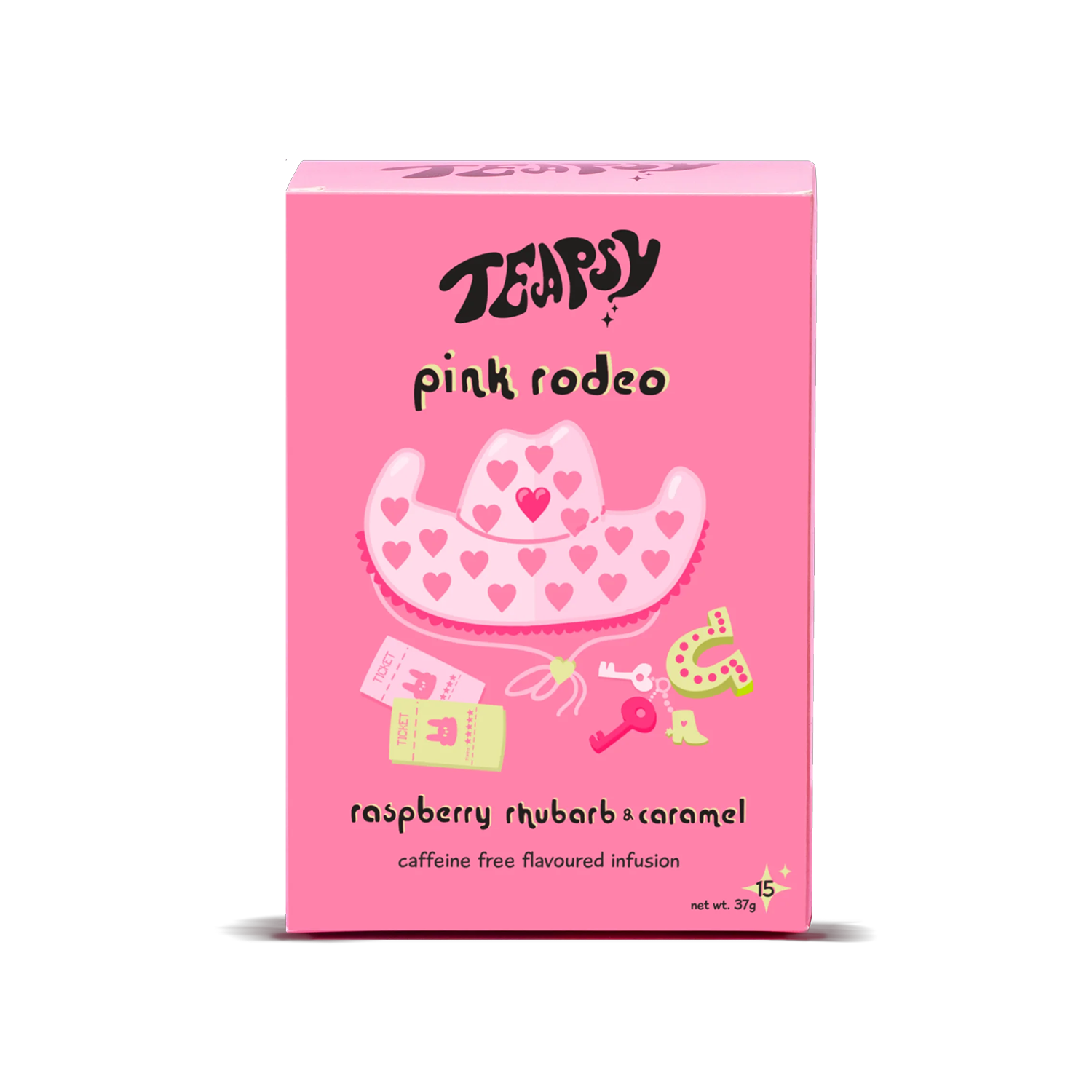 Pink Rodeo Raspberry, Rhubarb & Caramel Tea