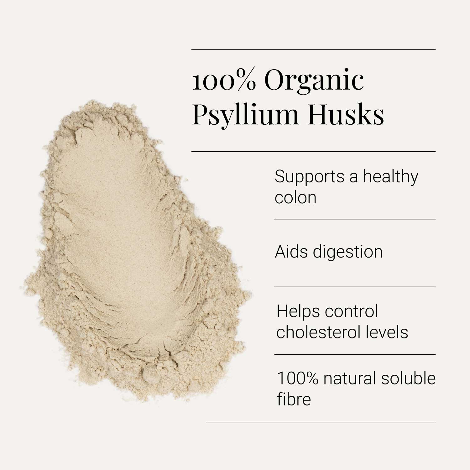 Organic Psyllium Husk Powder
