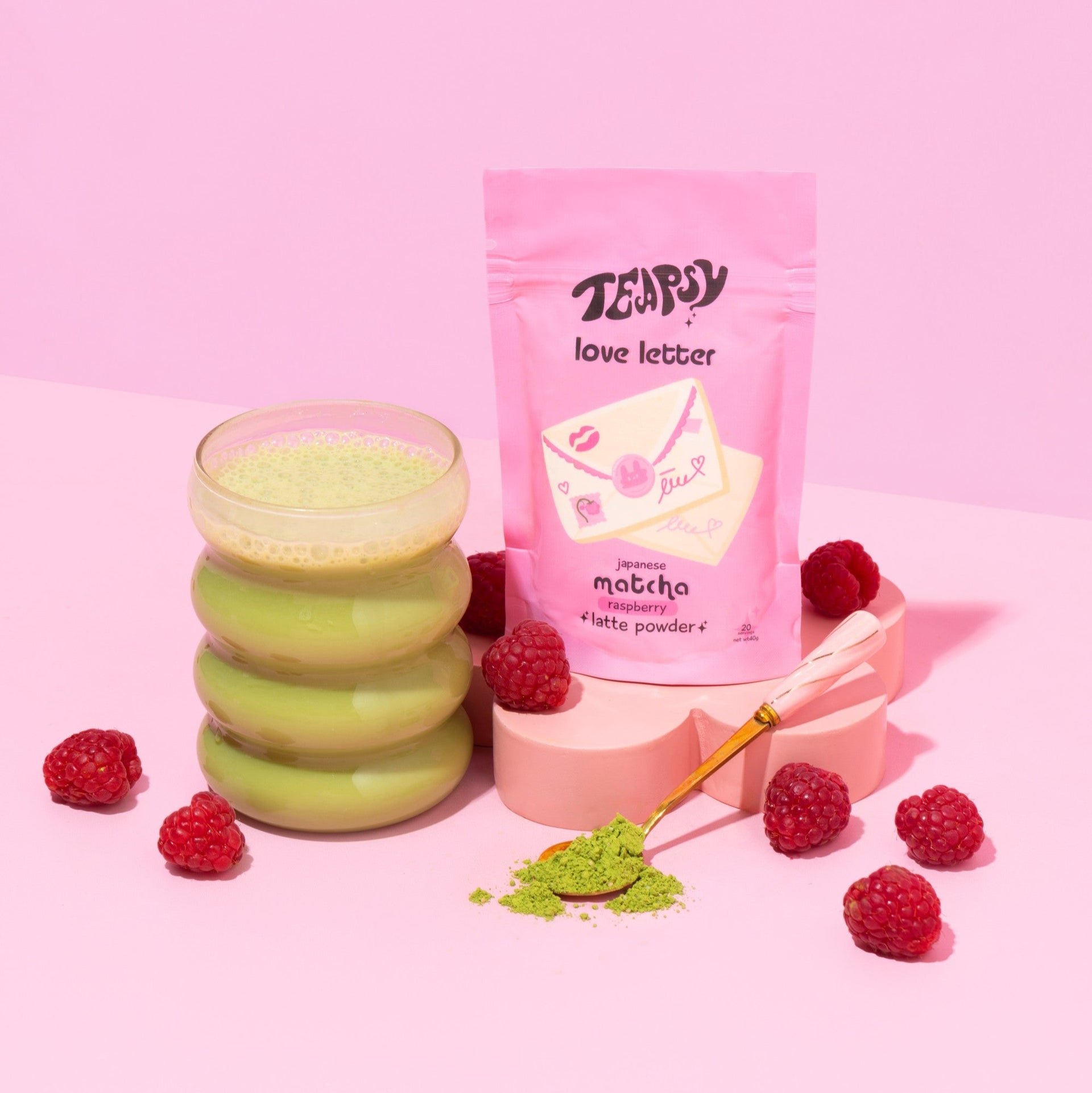 Love Letter Raspberry Matcha