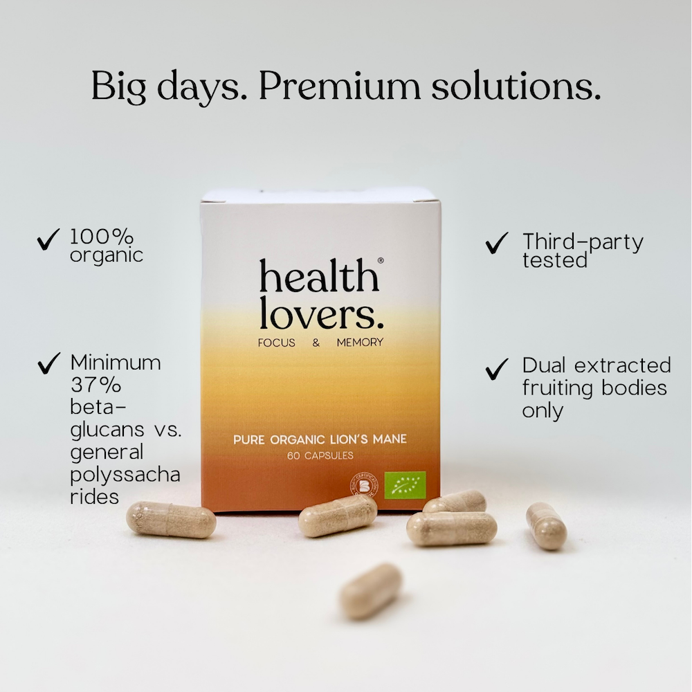Organic Lion's Mane Mushroom Extract Capsules